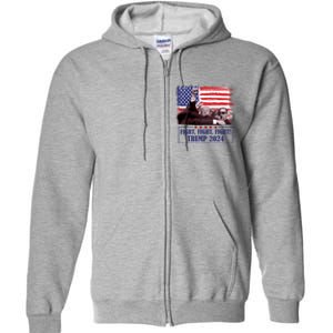 Trump Shooting Trump Assassination Trump Legends Trump 2024 Full Zip Hoodie