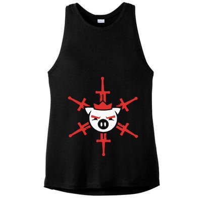 T.E.C.H.N.O.B.L.A.D.E Swordflake Ladies PosiCharge Tri-Blend Wicking Tank