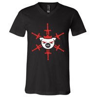 T.E.C.H.N.O.B.L.A.D.E Swordflake V-Neck T-Shirt