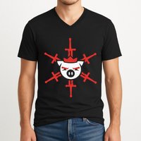 T.E.C.H.N.O.B.L.A.D.E Swordflake V-Neck T-Shirt