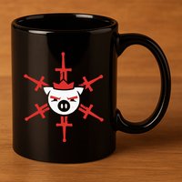 T.E.C.H.N.O.B.L.A.D.E Swordflake 11oz C Handle Ceramic Mug