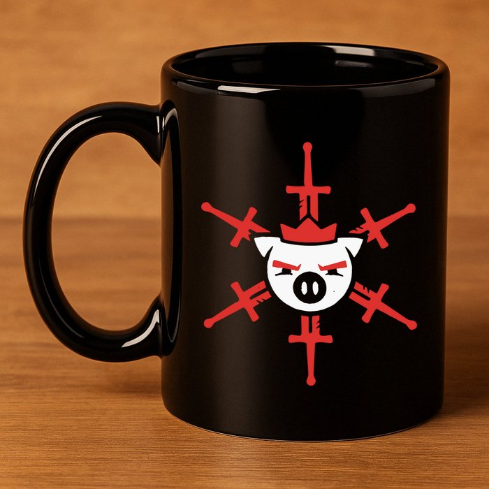 T.E.C.H.N.O.B.L.A.D.E Swordflake 11oz C Handle Ceramic Mug