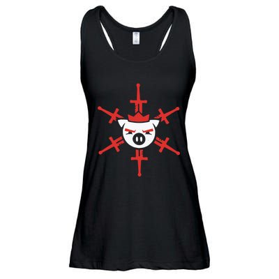 T.E.C.H.N.O.B.L.A.D.E Swordflake Ladies Essential Flowy Tank