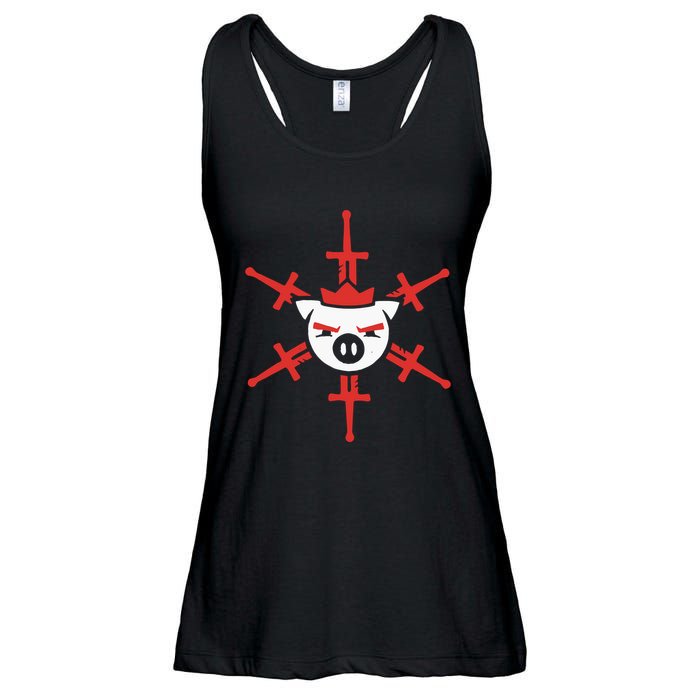 T.E.C.H.N.O.B.L.A.D.E Swordflake Ladies Essential Flowy Tank