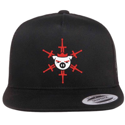 T.E.C.H.N.O.B.L.A.D.E Swordflake Flat Bill Trucker Hat