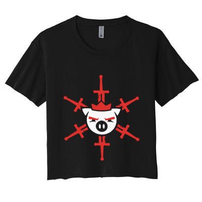 T.E.C.H.N.O.B.L.A.D.E Swordflake Crop Top