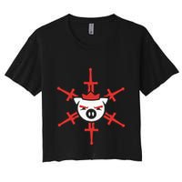 T.E.C.H.N.O.B.L.A.D.E Swordflake Crop Top