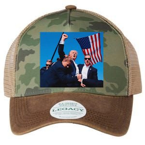 Trump Shot Trump Shooting Trump 2024 Legacy Tie Dye Trucker Hat