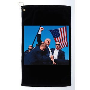 Trump Shot Trump Shooting Trump 2024 Platinum Collection Golf Towel