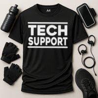 Tech Suppor Tech Support Funny Cooling Performance Crew T-Shirt