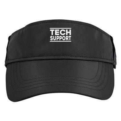 Tech Suppor Tech Support Funny Adult Drive Performance Visor