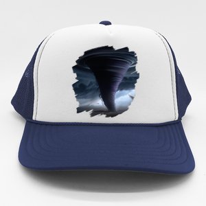 Tornado Storm Tornados Nature Weather Chaser Meteorologist Trucker Hat