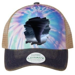 Tornado Storm Tornados Nature Weather Chaser Meteorologist Legacy Tie Dye Trucker Hat