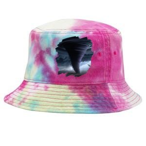 Tornado Storm Tornados Nature Weather Chaser Meteorologist Tie-Dyed Bucket Hat