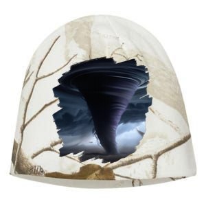 Tornado Storm Tornados Nature Weather Chaser Meteorologist Kati - Camo Knit Beanie