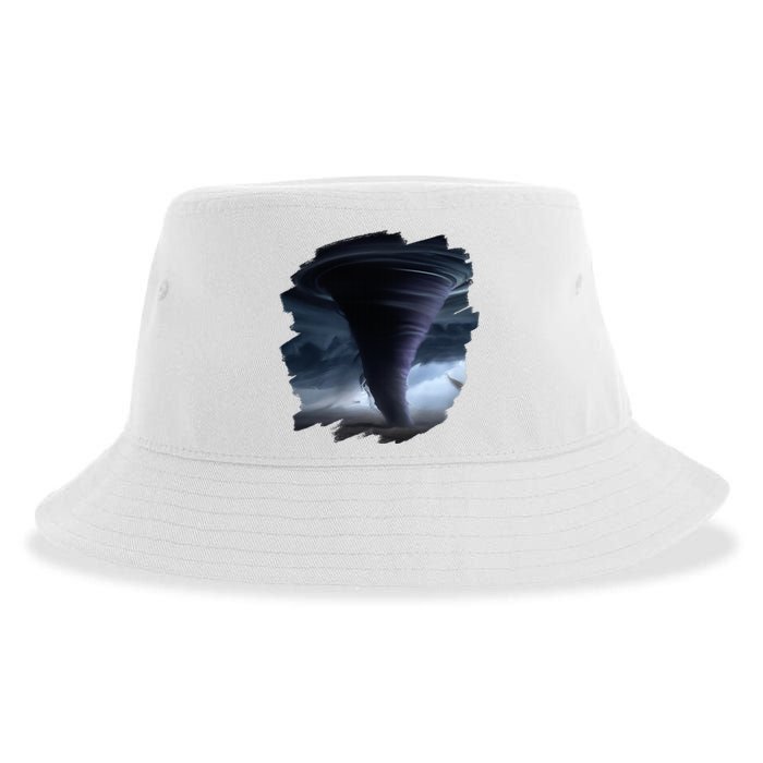 Tornado Storm Tornados Nature Weather Chaser Meteorologist Sustainable Bucket Hat