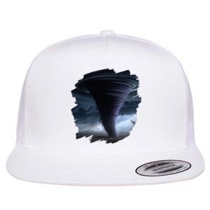 Tornado Storm Tornados Nature Weather Chaser Meteorologist Flat Bill Trucker Hat