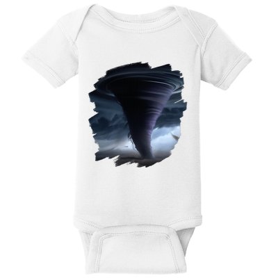 Tornado Storm Tornados Nature Weather Chaser Meteorologist Baby Bodysuit