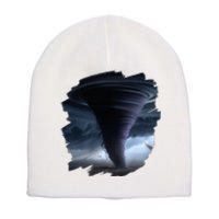 Tornado Storm Tornados Nature Weather Chaser Meteorologist Short Acrylic Beanie