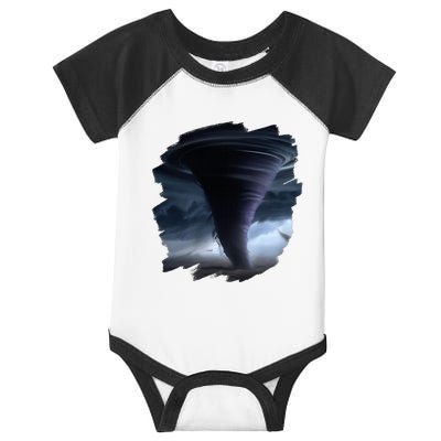 Tornado Storm Tornados Nature Weather Chaser Meteorologist Infant Baby Jersey Bodysuit