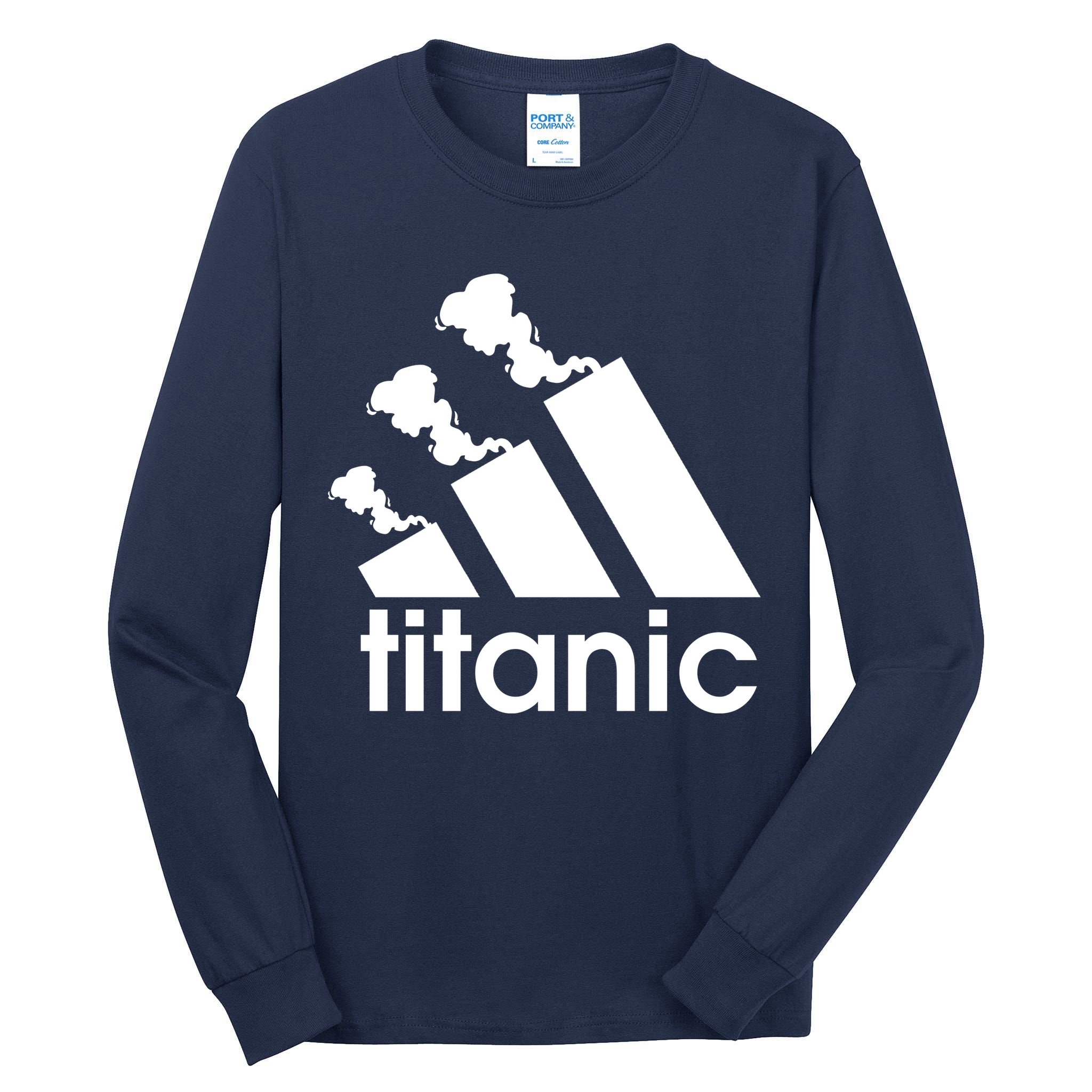 Titanic Sinking Too Soon Parody Spoof Tall Long Sleeve T-Shirt