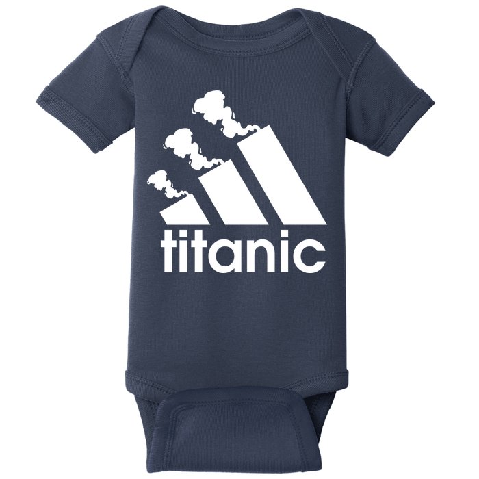 Titanic Sinking Too Soon Parody Spoof Baby Bodysuit
