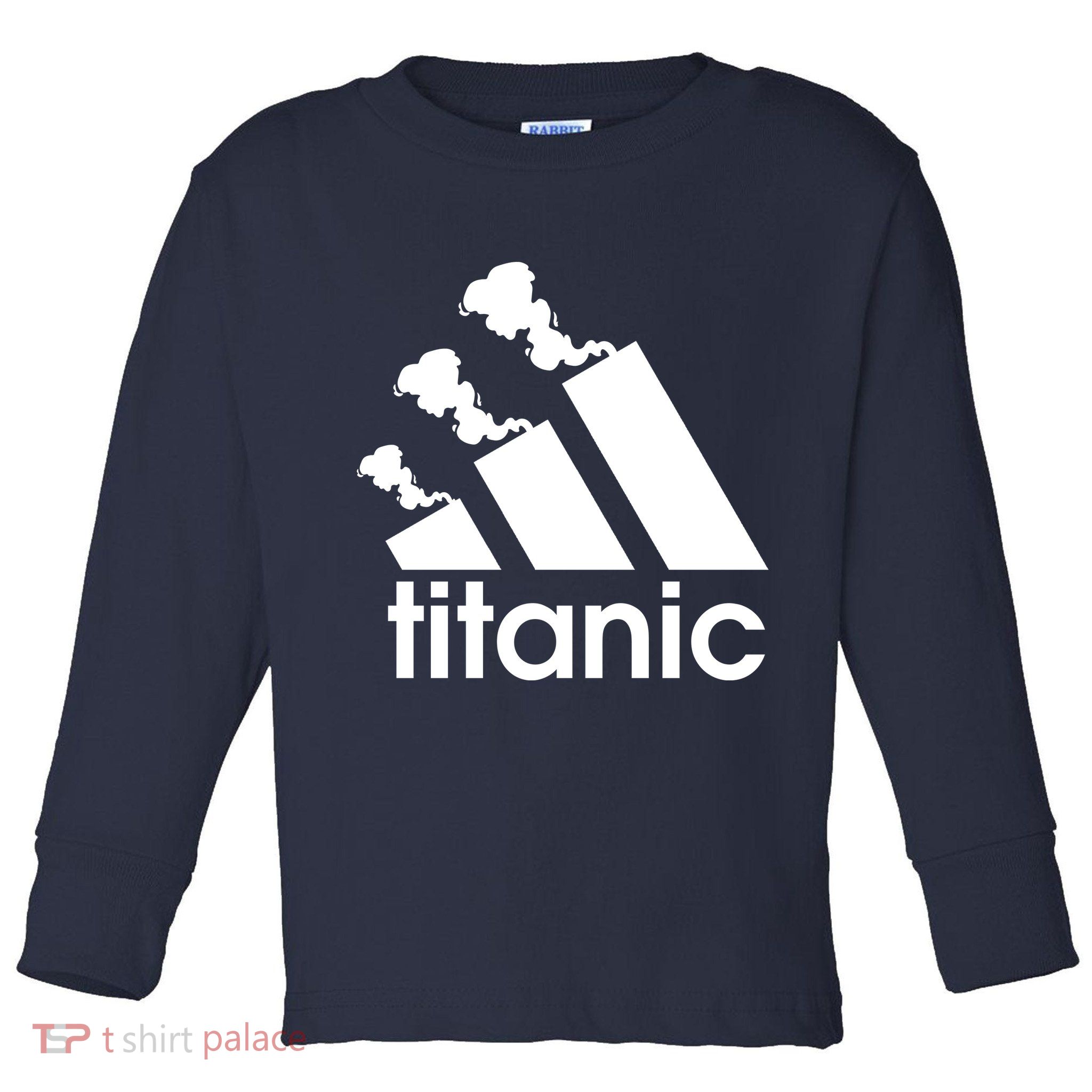Titanic Sinking Too Soon Parody Spoof Toddler Long Sleeve Shirt