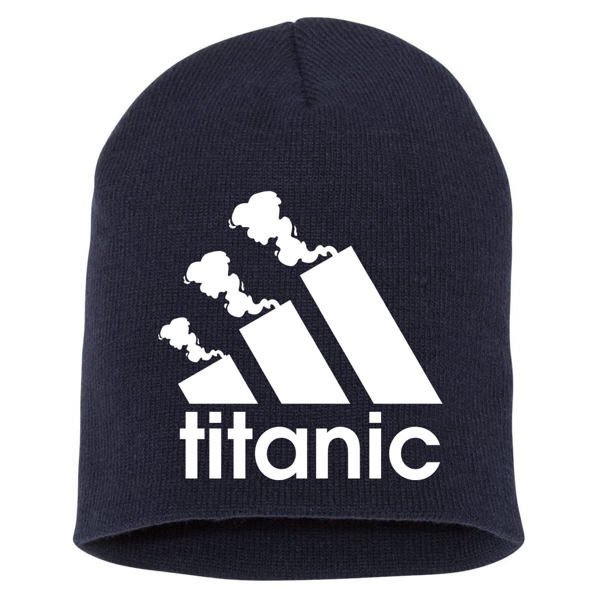 Titanic Sinking Too Soon Parody Spoof Short Acrylic Beanie