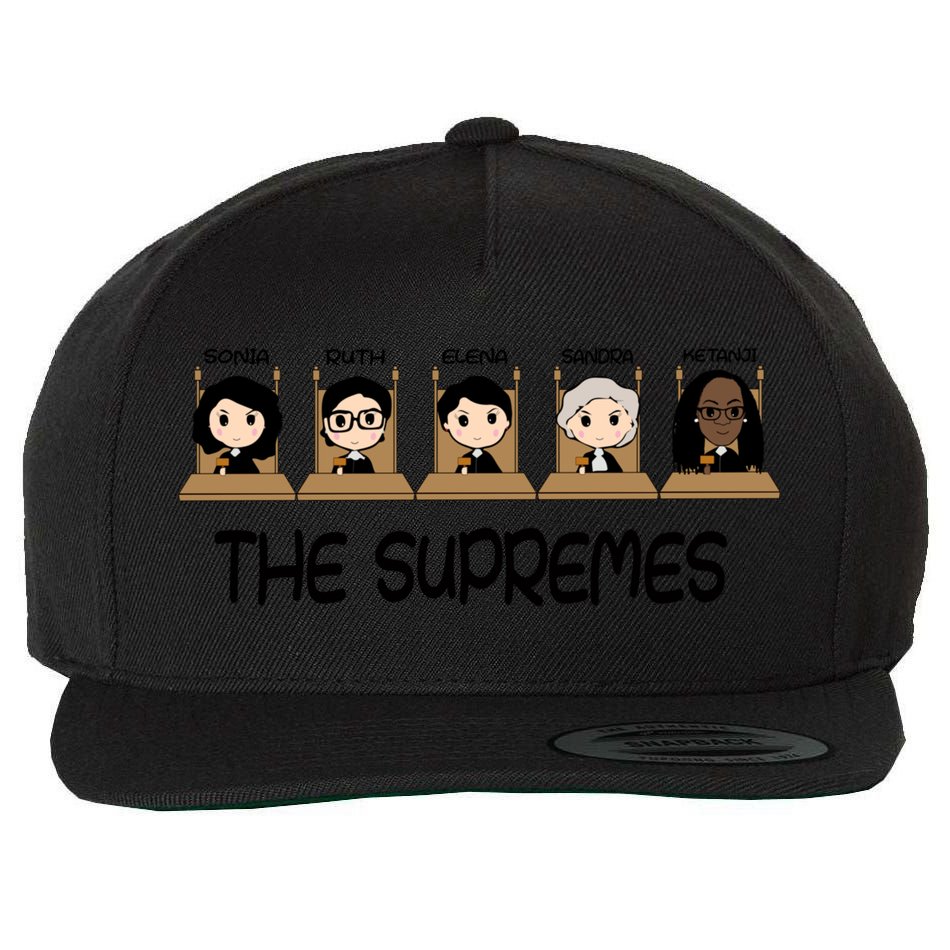 The Supremes Wool Snapback Cap