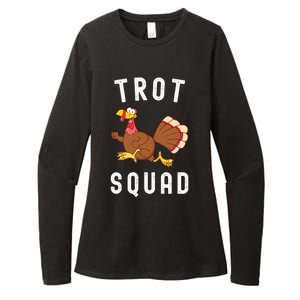 Trot Squad Turkey Run Thanksgiving Running Turkey Trot Meaningful Gift Womens CVC Long Sleeve Shirt