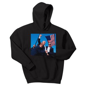 Trump Shot Trump Shooting Trump 2024 Kids Hoodie