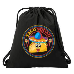 Taco Squad T Funny Taco Cute Mexican Food Lover T Drawstring Bag