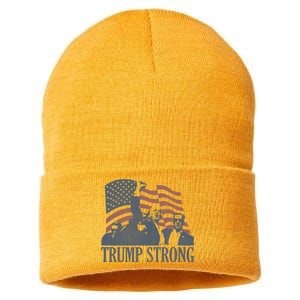 Trump Strong Sustainable Knit Beanie