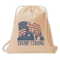 Trump Strong Drawstring Bag