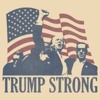 Trump Strong Drawstring Bag