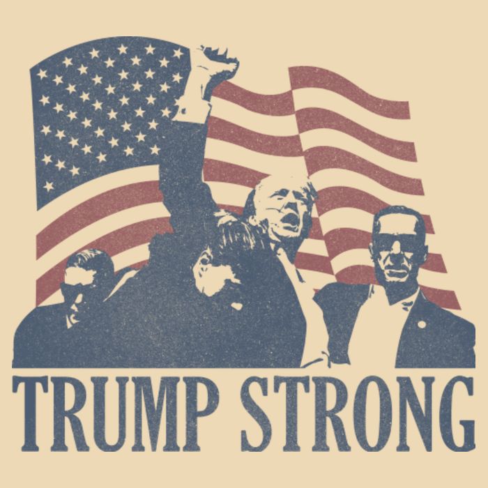 Trump Strong Drawstring Bag