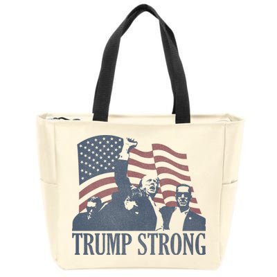 Trump Strong Zip Tote Bag