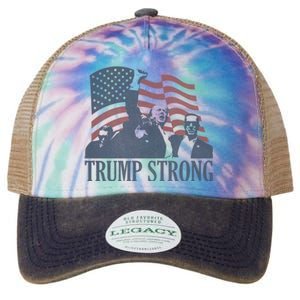 Trump Strong Legacy Tie Dye Trucker Hat