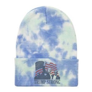 Trump Strong Tie Dye 12in Knit Beanie