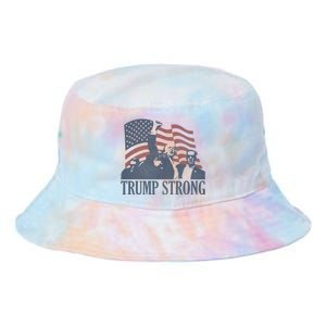 Trump Strong Tie Dye Newport Bucket Hat