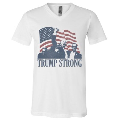Trump Strong V-Neck T-Shirt