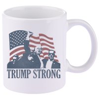 Trump Strong 11oz C Handle Ceramic Mug