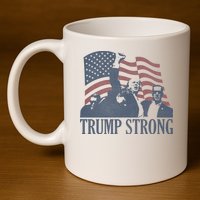 Trump Strong 11oz C Handle Ceramic Mug