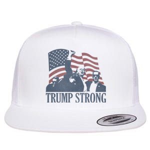 Trump Strong Flat Bill Trucker Hat