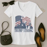 Trump Strong Women's V-Neck T-Shirt