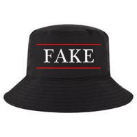 That Says The Word Fake On It Cool Comfort Performance Bucket Hat