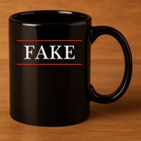 That Says The Word Fake On It 11oz C Handle Ceramic Mug