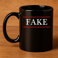 That Says The Word Fake On It 11oz C Handle Ceramic Mug