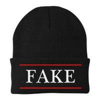That Says The Word Fake On It Beanie