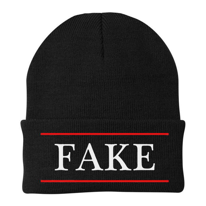 That Says The Word Fake On It Beanie